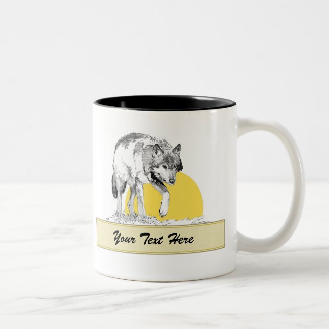 Tasse - Wolf (Rechts)