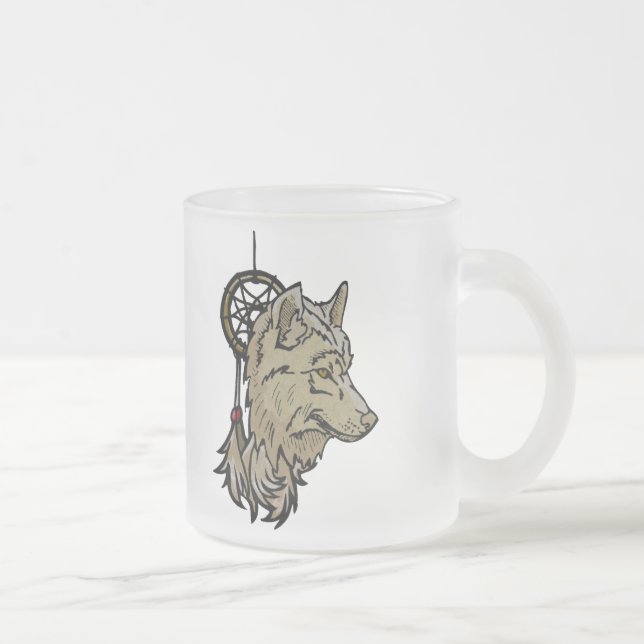 Tasse - Wolf-Totem-Traum-Fänger (Rechts)