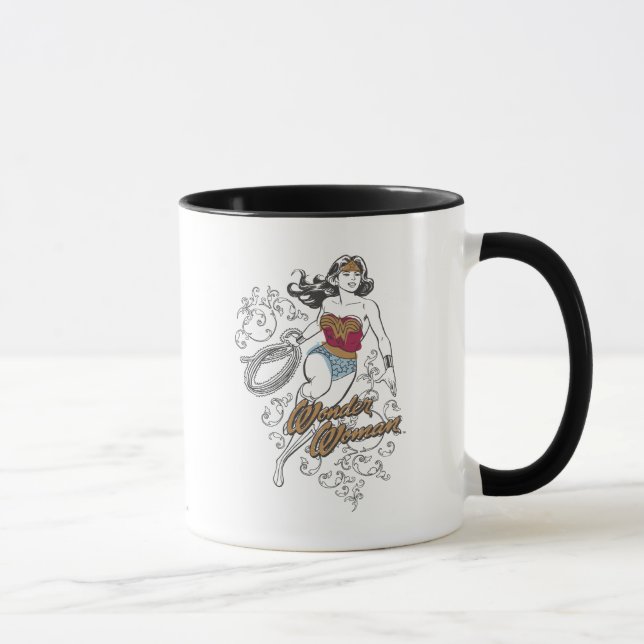 Tasse Wonder Woman s'épanouit (Droite)