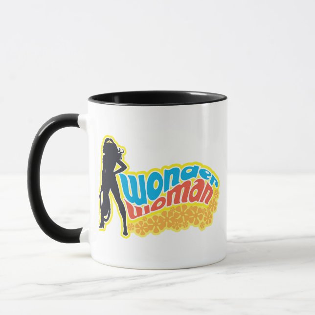 Tasse Wonder Woman Silhouette (Gauche)