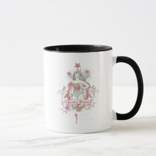 Tasse Wonder Woman tire des étoiles