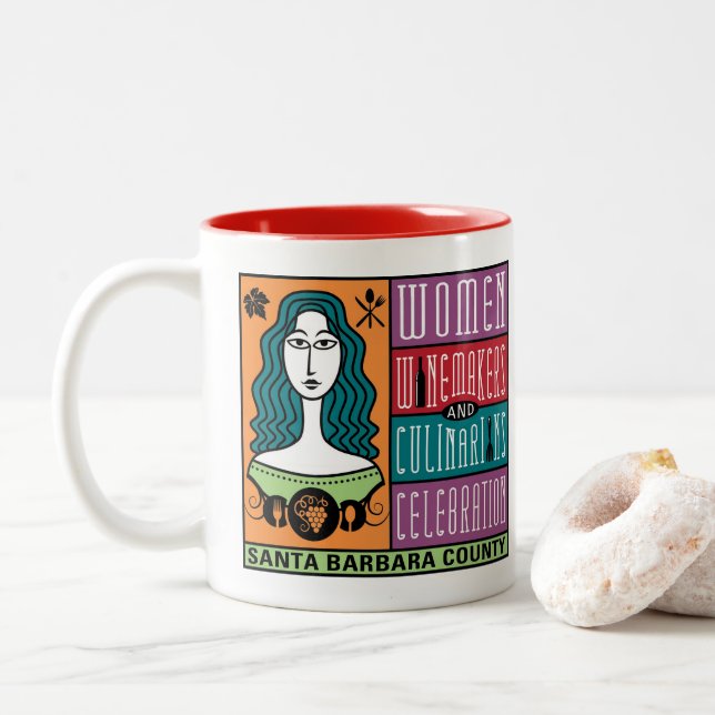 Tasse - WWCC des Landkreises von Santa Barbara (Mit Donut)