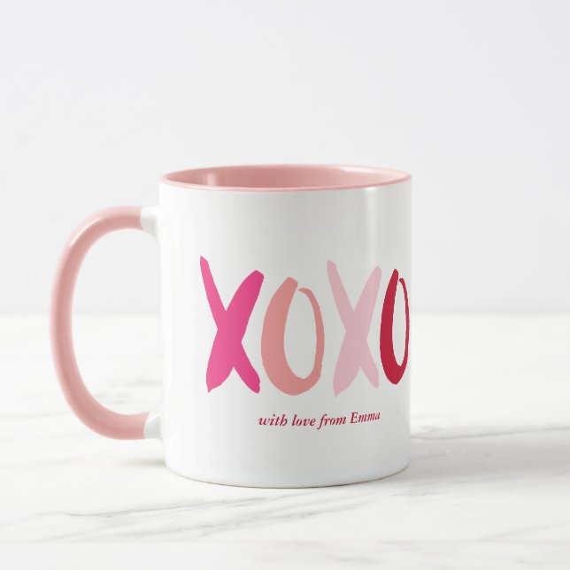 Tasse "XOXO" Valentines (Gauche)