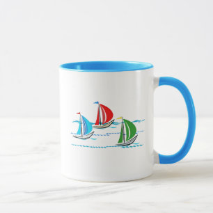 Tasse Yacht emballant le trio