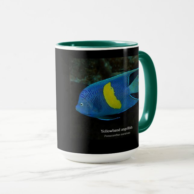 Tasse Yellowbar angelfish (Devant droit)