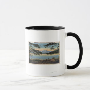Tasse Yellowstone, WY - lac Yellowstone et coutre