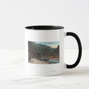 Tasse Yellowstone, WY - route et vent 2 de Yellowstone