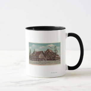 Tasse Yellowstone, WYView de vieille auberge fidèle