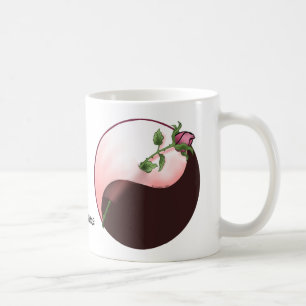 Tasse yin yang Rose Rouge