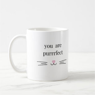 Tasse Your are perfect chat pun pour les parents d