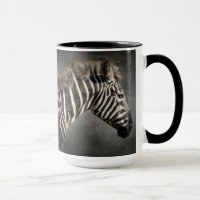 Zebra noir et blanc Poster de animal chic moderne