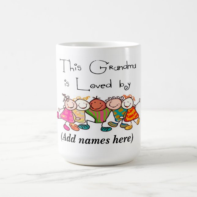 Tasse/Zitat "Oma wird geliebt von Kaffeetasse (Mittel)