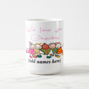 Tasse/Zitat "Wir Liebe Ihnen Großmutter" Kaffeetasse