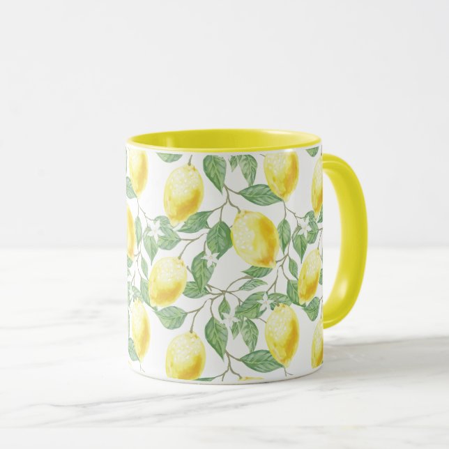 Tasse-Zitronen Tasse (VorderseiteRechts)