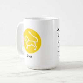 Tasse - Zodiakfarbe für Leo