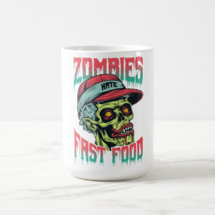 Tasse Zombies Fast Food Tasse de café drôle d'ho