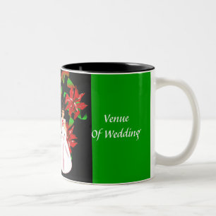 Tasse zu Weihnachten/Dezember Grüner Polterabend