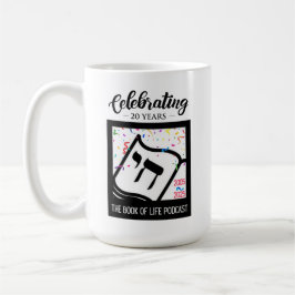 Tasse zum 20-jährigen Jubiläum des Podcasts