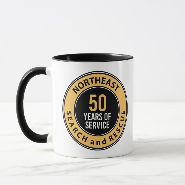 Tasse zum 50. Jahrestag (Links)