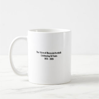 Tasse zum 50. Jubiläum der Shire of Mountain Freeh