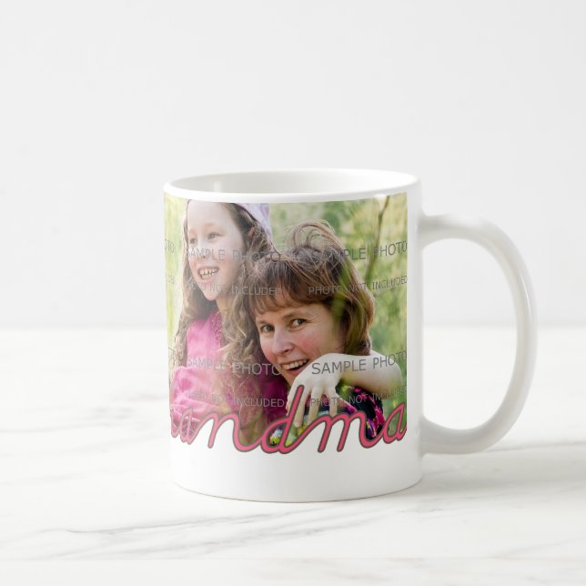 Tasse zum Foto der personalisierten Mutter für Oma (Rechts)