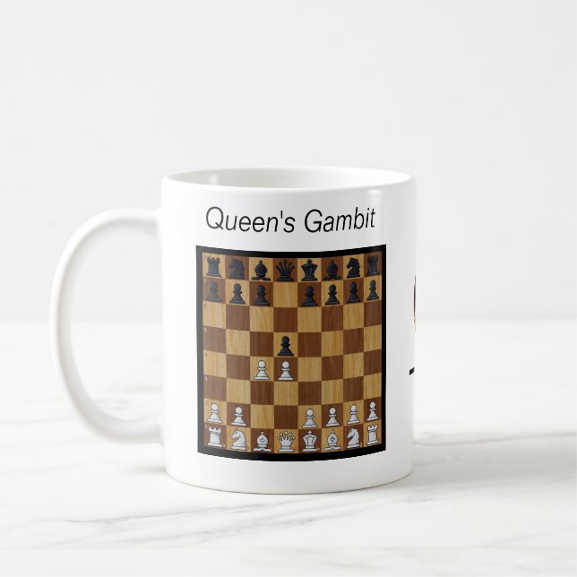 Tasse zum Öffnen des Kaffees - The Queen's Gambit (Links)