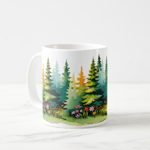Tasse zum Thema Natur! Aus ruhigen Wäldern