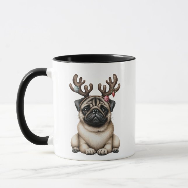 Tasse zum WeihnachtsMops (Links)