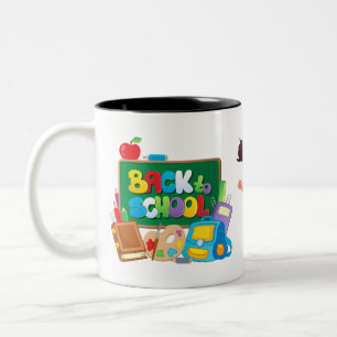 Tasse zum Zurück zur Schule