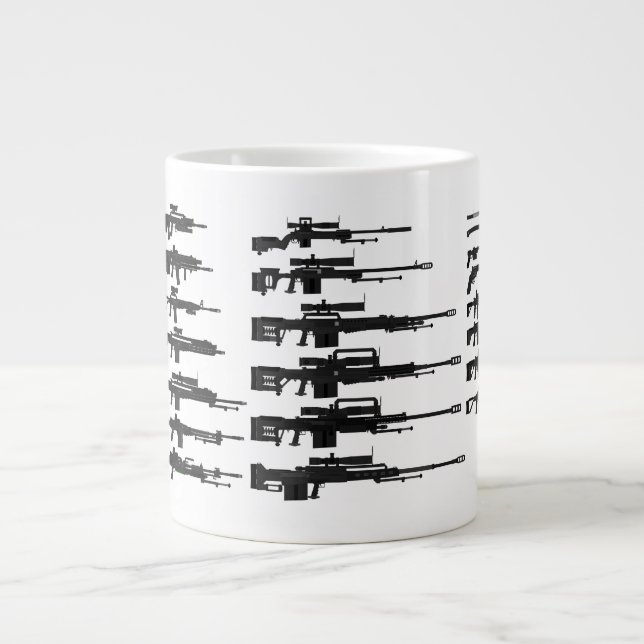 Tasse zur Sammlung von Feuerwaffen (Vorderseite)