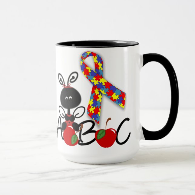 Tasse zur Sensibilisierung für Autismus (Rechts)