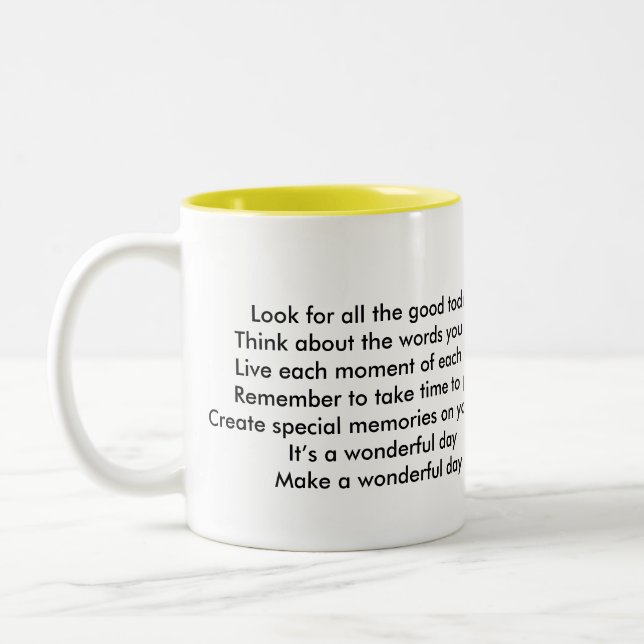 Tasse Zwei-Bild Schablone - besonders angefertigt (Links)
