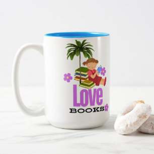 Tasse Zwei-Tone-Tasse-Lieben