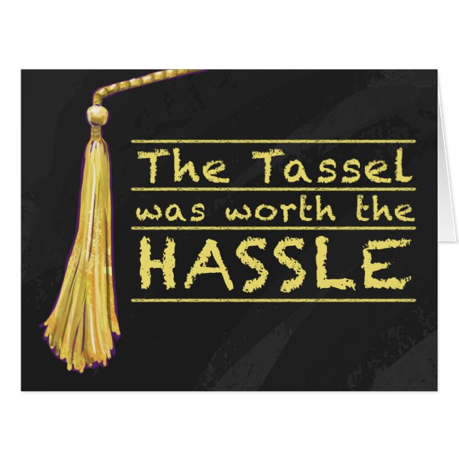 Tassel Hassle Or (Devant horizontal)