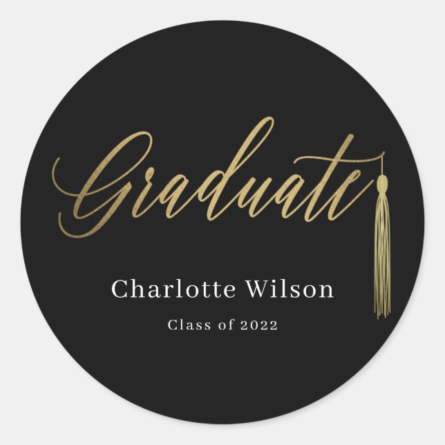 Tassel Pride Abschluss Sticker oder Umschlag Aufkl (Vorderseite)