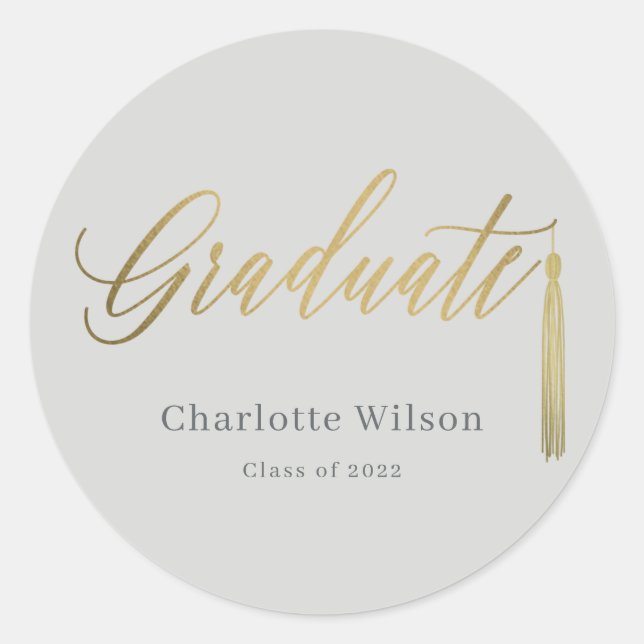 Tassel Pride Abschluss Sticker oder Umschlag Aufkl (Vorderseite)