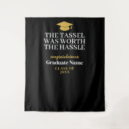 Tassel war der Hassle wert - Moderner Abschluss Wandteppich