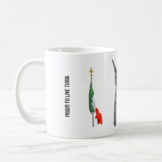 Tassen-Andenken Turins (Italien) Kaffeetasse (Links)
