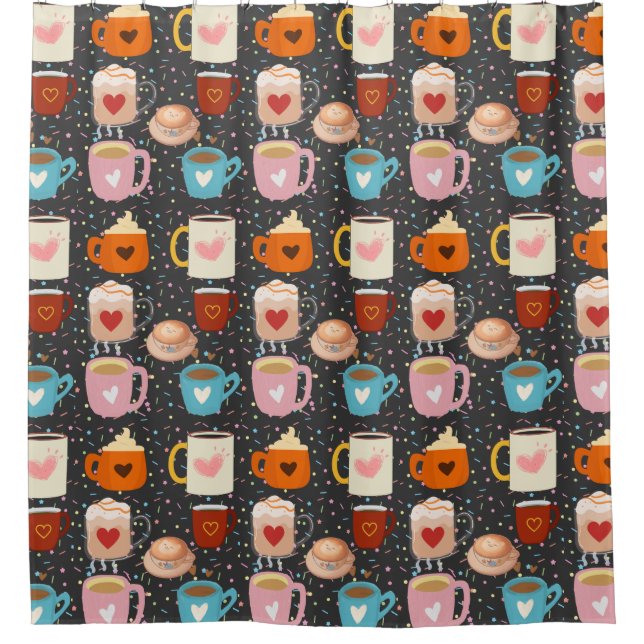 TASSEN DUSCHVORHANG (Vorderseite)