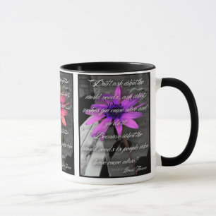 Tassen-Farbsonnenblumen "Go tun es" Zitat Tasse