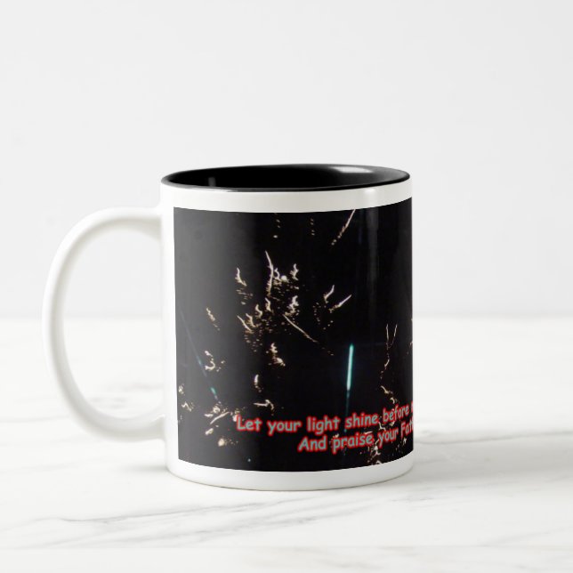 Tassen: Feuerwerke Zweifarbige Tasse (Links)