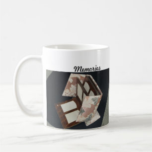 Tassen, Fotografie, antikes Foto-Album Kaffeetasse