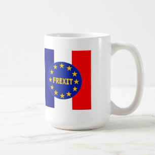 Tassen-französische Flagge EU Frexit Kaffeetasse