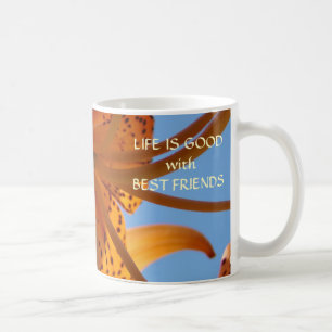 Tassen-Geschenk für beste Freundin Orange Tiger-Li Kaffeetasse