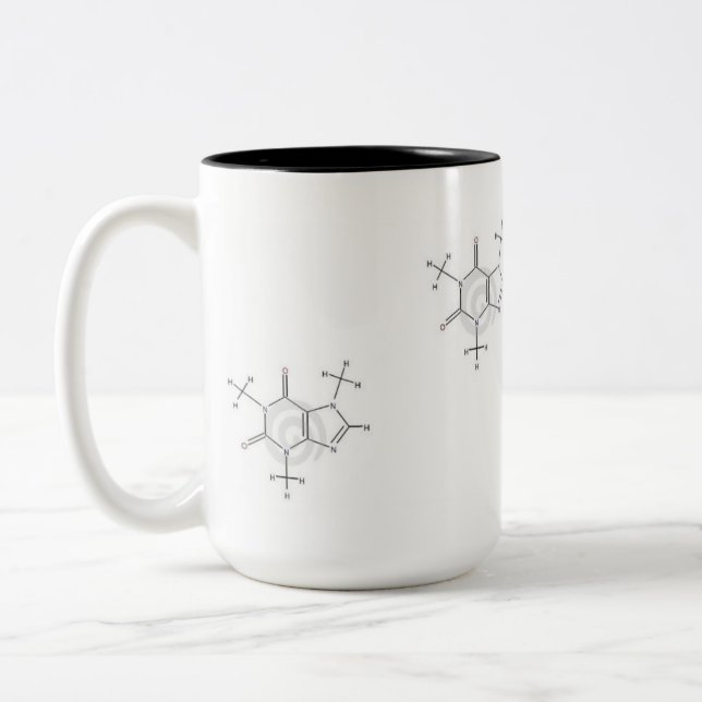 Tassen-Koffein Zweifarbige Tasse (Links)