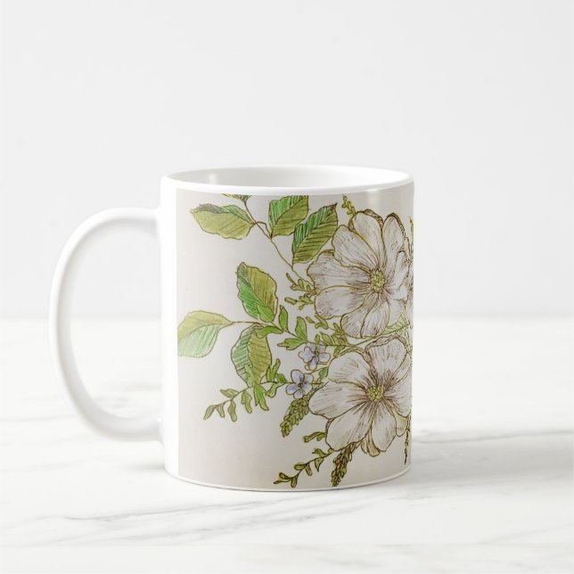 Tassen-Louisiana-Magnolie Kaffeetasse (Links)
