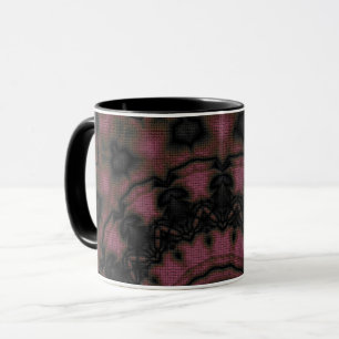 Tassen-Mandala rundes Muster Kaleidoskop Retro-Hip Tasse