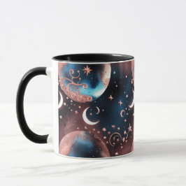 Tassen – Rose Gold Celestial Mondphase Luxus Kaffe