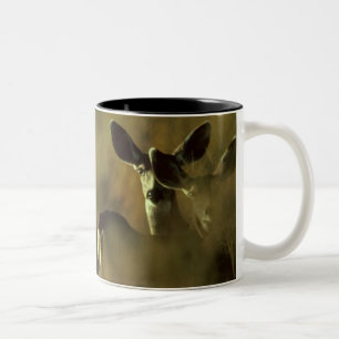 Tassen-/Rotwild-/Maultier-Rotwild-Herde Zweifarbige Tasse