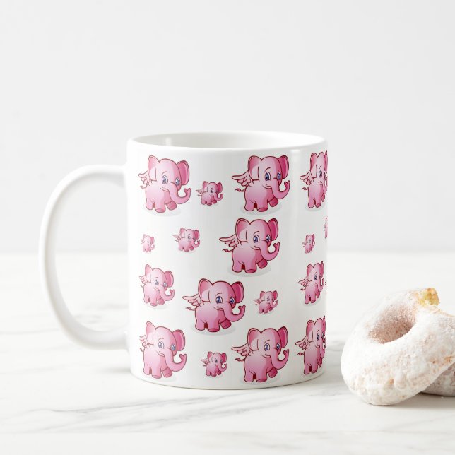Tassen Schweine (Mit Donut)